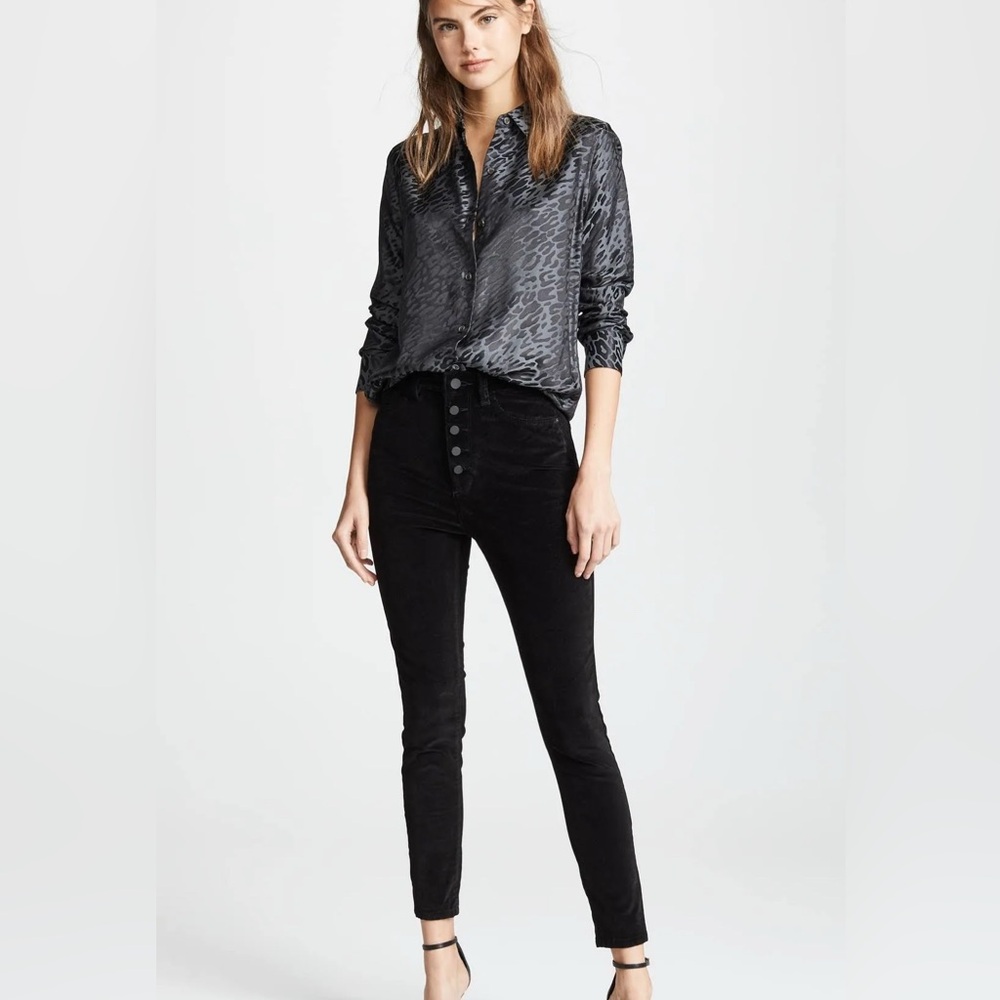 DL1961 Women's Chrissy Button Fly Ankle-Ultra High Rise Instasculpt Skinny sz 24